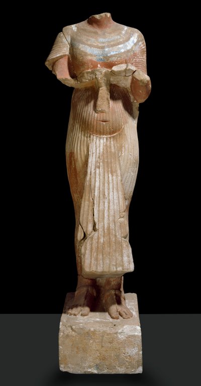 Statua di Akhenaton, vista frontale da Egyptian 18th Dynasty